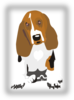 Sitting Beagle Clip Art